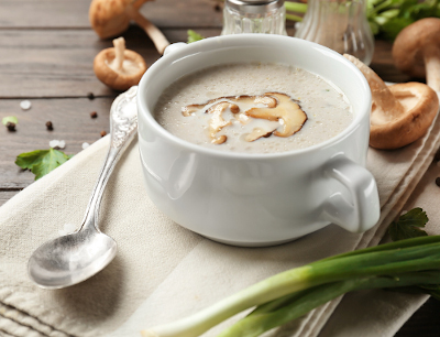 Crema de boletus y shitake