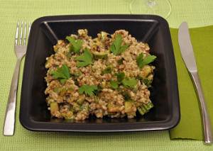 receta crumble arroz